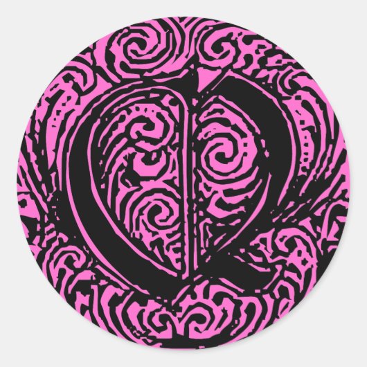 Monarchia "Q" Ronde Sticker (Voorkant)