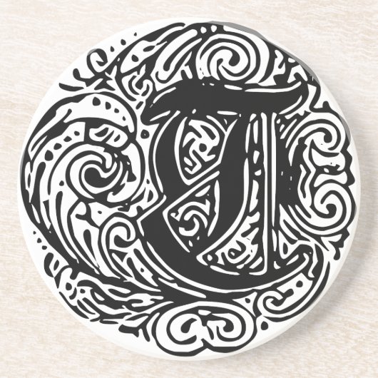 Monarchia "T" Zandsteen Onderzetter (Voorkant)