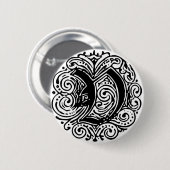 Monarchia "V" Ronde Button 5,7 Cm (Voorkant /achterkant)