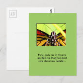 Monarch's bericht briefkaart (Voorkant / Achterkant)