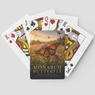 Monarchvlinder Bloemenweide DIEREN Pokerkaarten