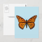 Monarchvlinder Briefkaart (Voorkant / Achterkant)