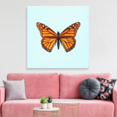 Monarchvlinder Canvas Afdruk (Insitu (Woonkamer))