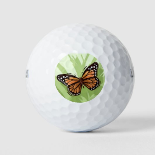 monarchvlinder golfballen (Voorkant)