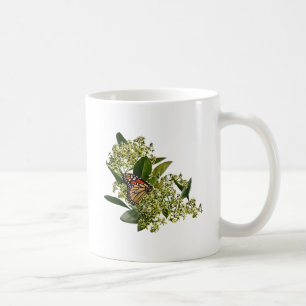 Monarchvlinder op Euonymus Koffiemok