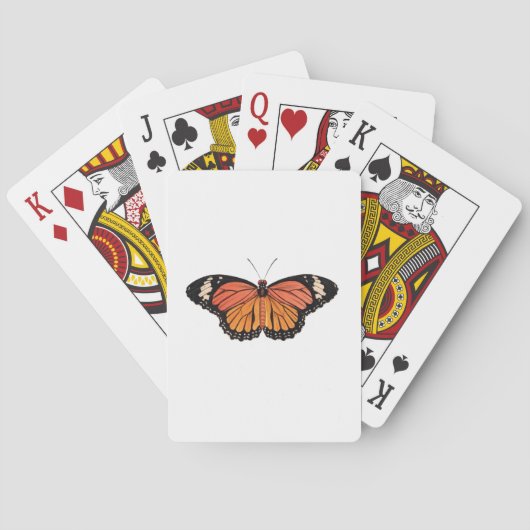 Monarchvlinder Pokerkaarten (Achterkant)