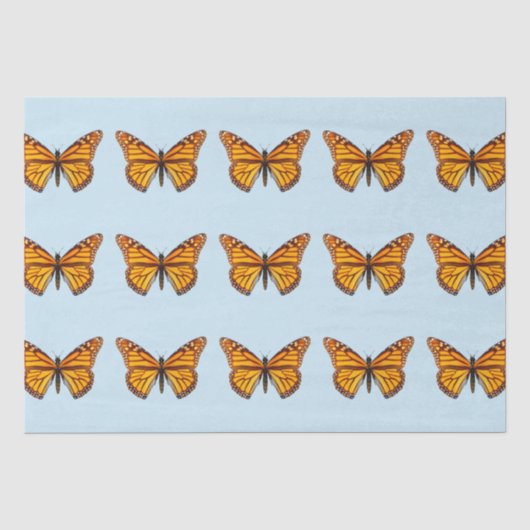 Monarchvlinder Tissuepapier (Voorkant)