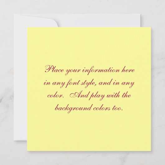 Monarchvlinder Uitnodigingen (Achterkant)