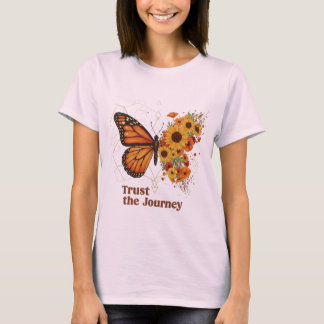 Monarchvlinder Zonnebloem Bloemontwerp – Vertrouw  T-shirt