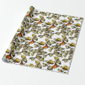 Monarchvlinders Cadeaupapier (Uitgerold)