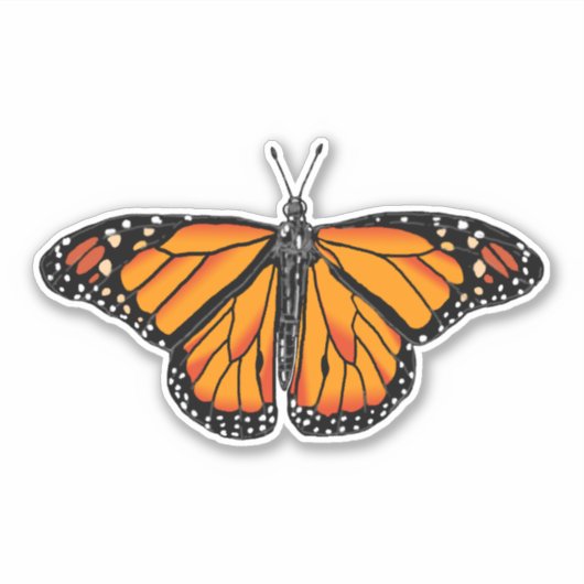 Monardevlinder Sticker (Voorkant)