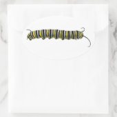 Monarque de la chenille des autocollants (Sac)