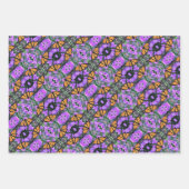 Monarque papier enveloppé cadeau sur Asters (Devant 2)