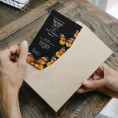 Monarque Papillon Anniversaire Invitation