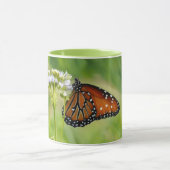 Monarque papillon Art Monarch Fleur sauvage Mug Cu (Centre)