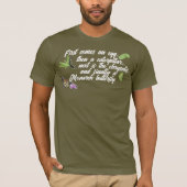 Monarque papillon cycle de vie T-shirt (Devant)