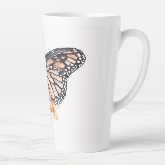 Monarque Papillon design sur une Mug / Coupe (Droite)