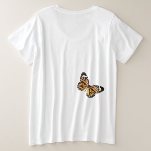 Monarque papillon femmes Bella+Canvas Slouchy Boy (Design dos)