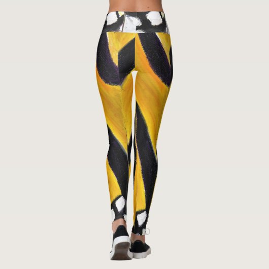 Monarque Papillon Inspiré Leggings (Dos)