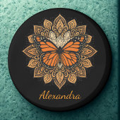 Monarque papillon Mandala Magnet