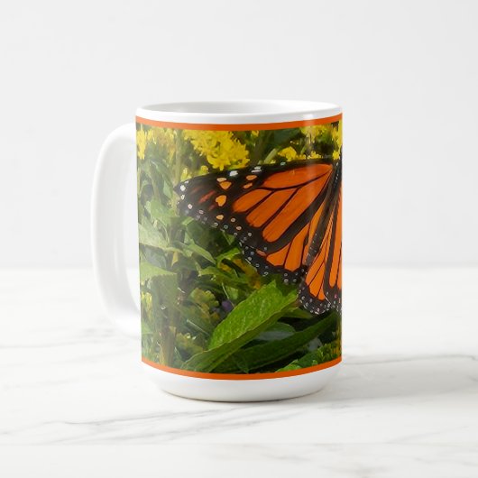 Monarque papillon Mug (Devant gauche)