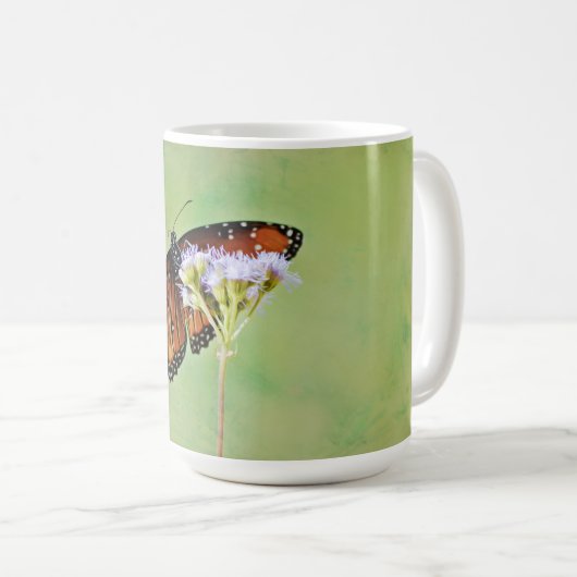 Monarque Papillon Nature Art Mug Cup (Devant droit)
