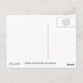 Monarque sur carte postale Lantana (Dos)