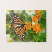Monarque sur Papillon Weed Puzzle Puzzle (Horizontal)