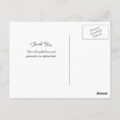 Monarque sur une carte postale TY de Souci (Dos)