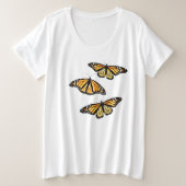 Monarques Dames Plus Taille Tee (Design devant)