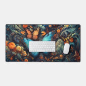 Monarques Et Fleurs sauvages De Papillons Bleus (Clavier et souris)