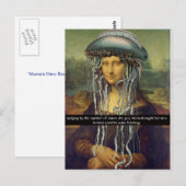 "Mona's nieuwe Bonnet" Briefkaart (Voorkant / Achterkant)