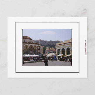 Monasteraki Square in Athens, Greece Briefkaart