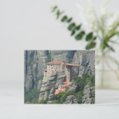 Monastère de Meteora 1 Carte postale (Debout devant)