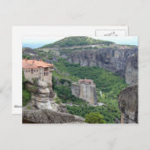Monastère de Meteora 2 Carte postale (Devant / Derrière)