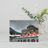 Monastère de Rila, Bulgarie Carte postale (Debout devant)