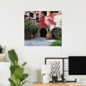 Monastère de Toplou Eglises cour POSTER (Bureau à domicile)