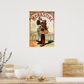 MONASTINE Monk Liqueur ad French Alcohol Poster (Keuken)