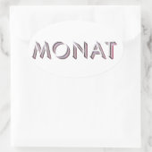 Monat autocollant (Sac)
