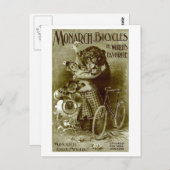 Monboogfietsen Briefkaart (Voorkant / Achterkant)