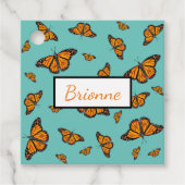 Monboogvlinder Bedankjes Labels (Voorkant)