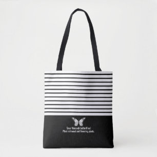 Monboogvlinder-canvas tas
