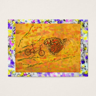 monboogvlinder en fietsdruppel visitekaartjes