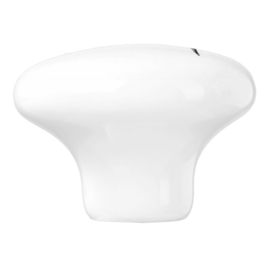 Monboogvlinder in zwart-wit Keramische Knop (Zijkant)