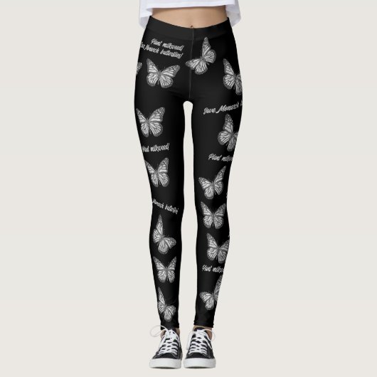 Monboogvlinder Leggings (Voorkant)
