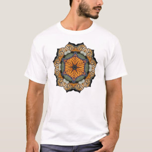 Monboogvlinder mandala t-shirt