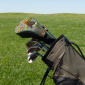 Monboogvlinder op de Struik rode vlinder Golfheadcover (Insitu)