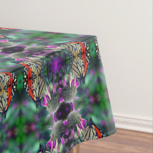 Monboogvlinder op ventilator Abstract Tafelkleed