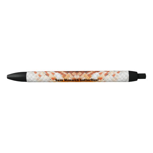 Monboogvlinder Zwarte Inkt Pen (Voorkant)