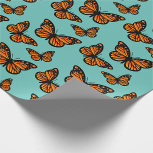 Monboogvlinderontwerp - Matte omslagpapier Cadeaupapier